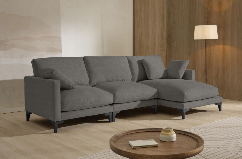 Sofá chaise longue de tela Irene de Stylekomfort - principal