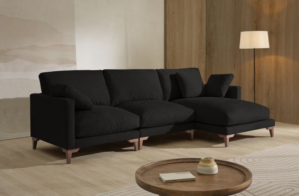 Sofá chaise longue de tela Irene de Stylekomfort - principal