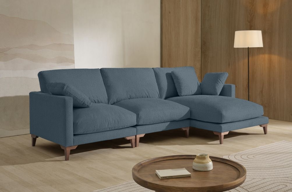 Sofá chaise longue de tela Irene de Stylekomfort - principal