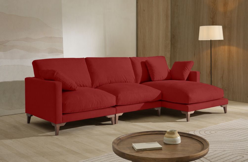 Sofá chaise longue de tela Irene de Stylekomfort - principal