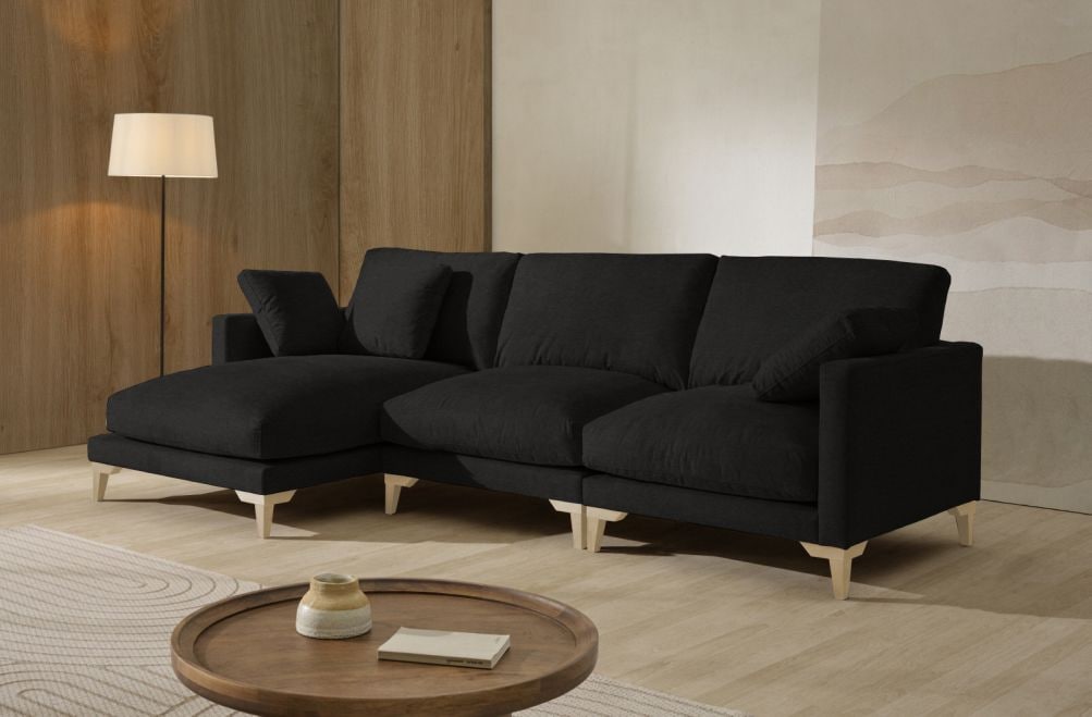 Sofá chaise longue de tela Irene de Stylekomfort - principal