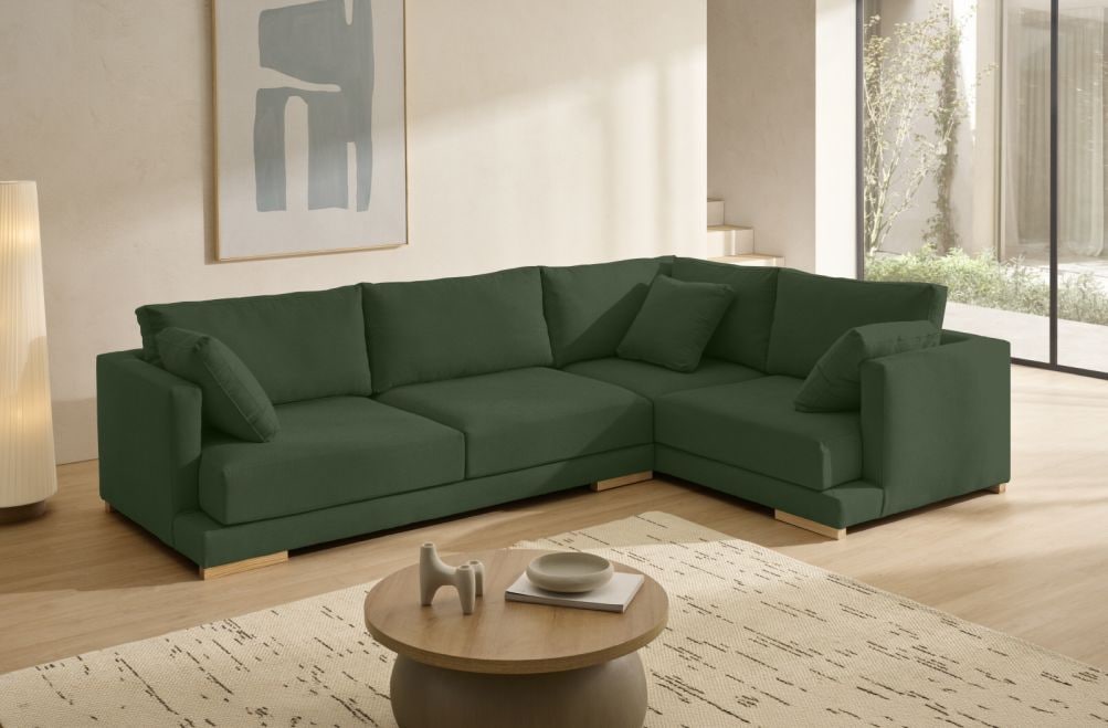 Sofá rinconera de tela Saona de HOME - principal