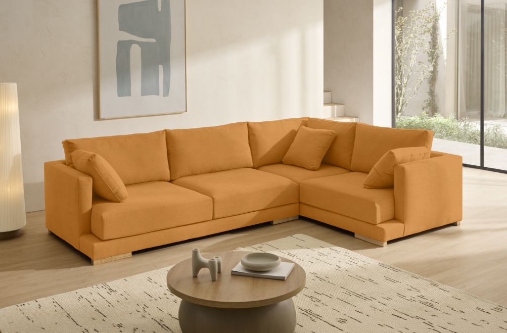 Sofá rinconera de tela Saona de HOME - principal