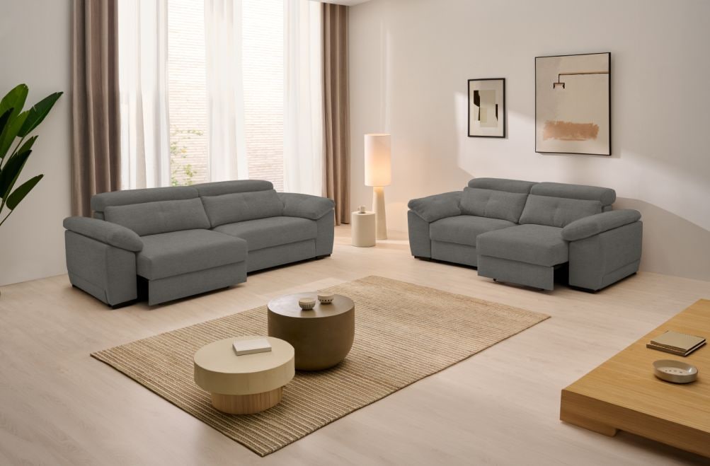 Sofá de tela Crown eléctrico de Stylekomfort - principal