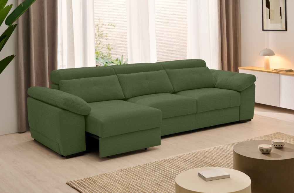 Sofá de tela Crown Plus eléctrico de Stylekomfort - principal