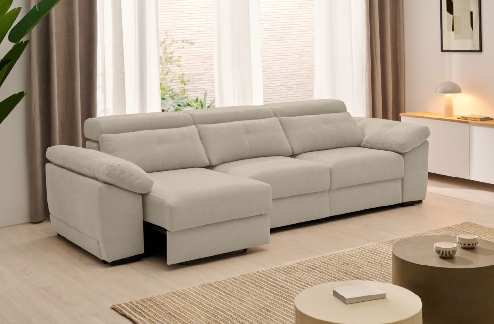 Sofá de tela Crown Plus eléctrico de Stylekomfort - principal