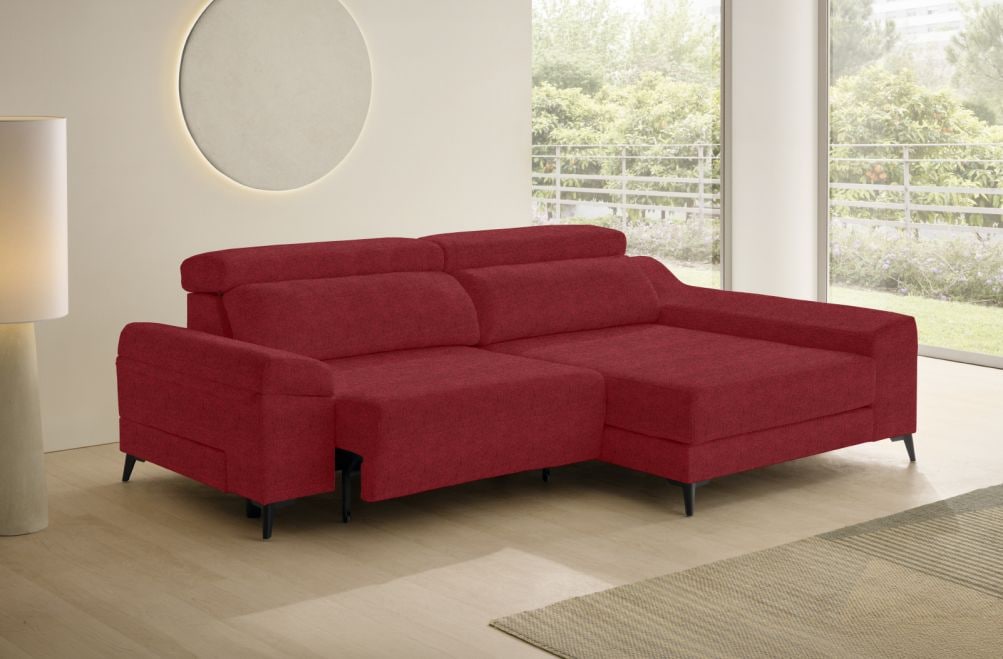 Sofá de tela Corsa Compact de HOME - principal