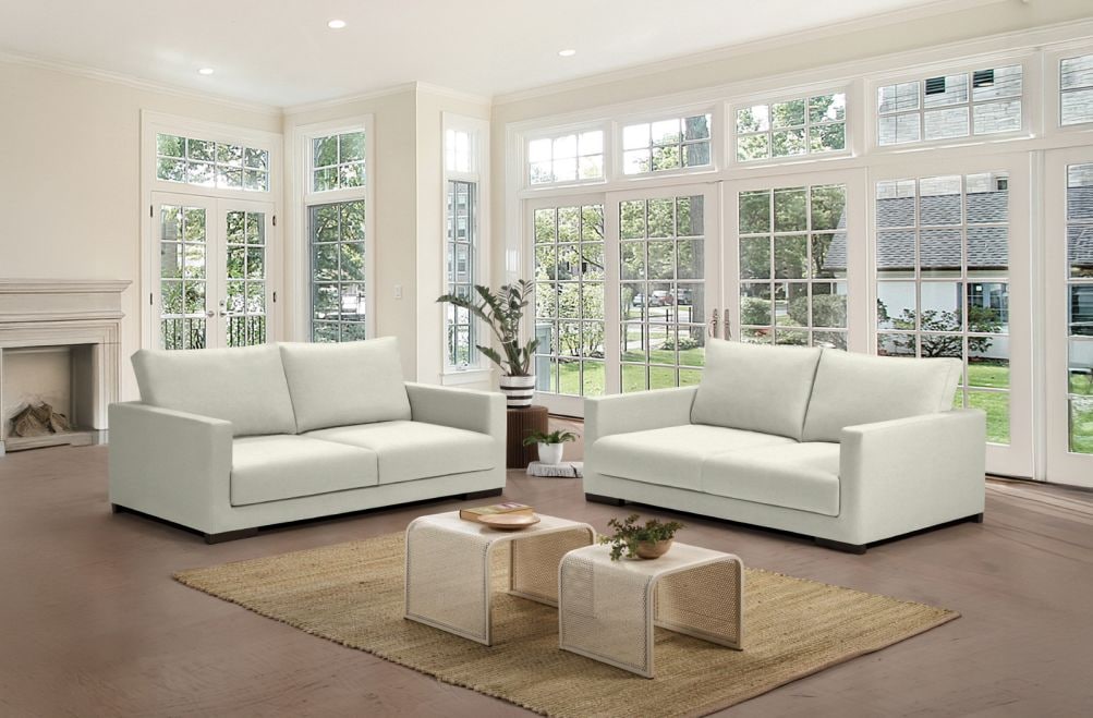 Sofá de tela Seurat de HOME - principal