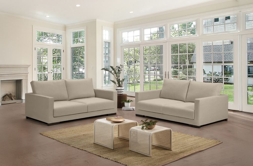 Sofá de tela Seurat de HOME - principal