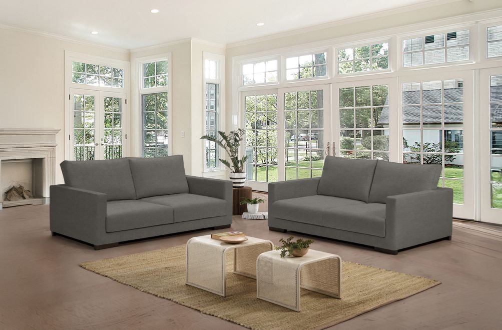 Sofá de tela Seurat de HOME - principal