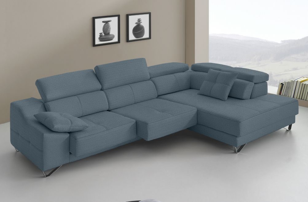 Sofá rinconera de tela Dante de HOME - principal