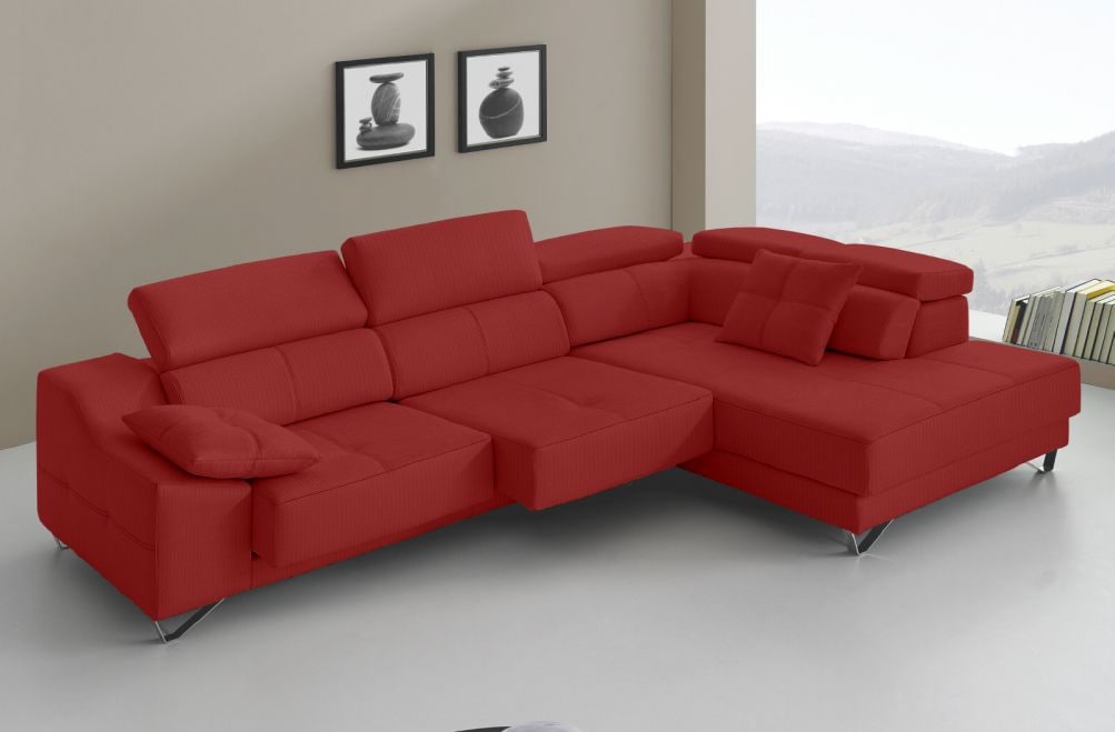 Sofá rinconera de tela Dante de HOME - principal