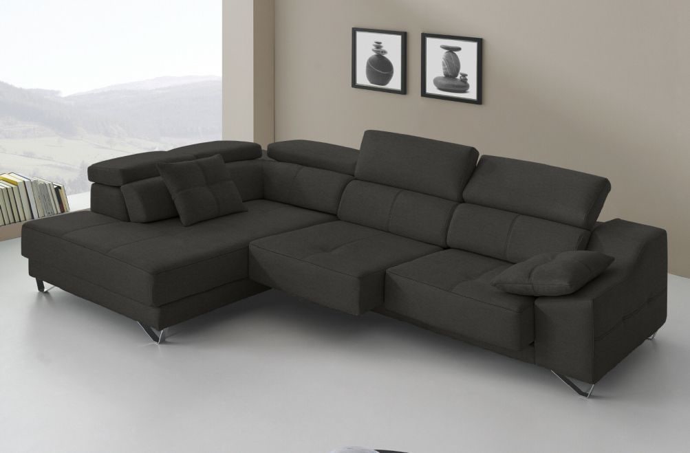 Sofá rinconera de tela Dante de HOME - principal