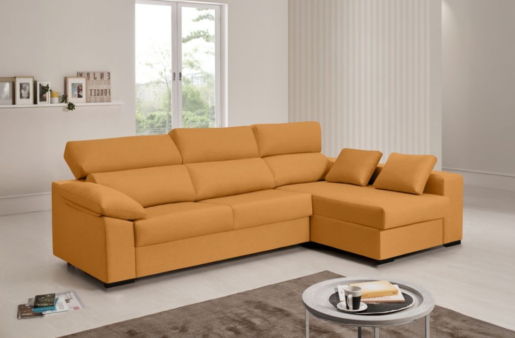 Sofá cama de tela Claris de HOME - principal