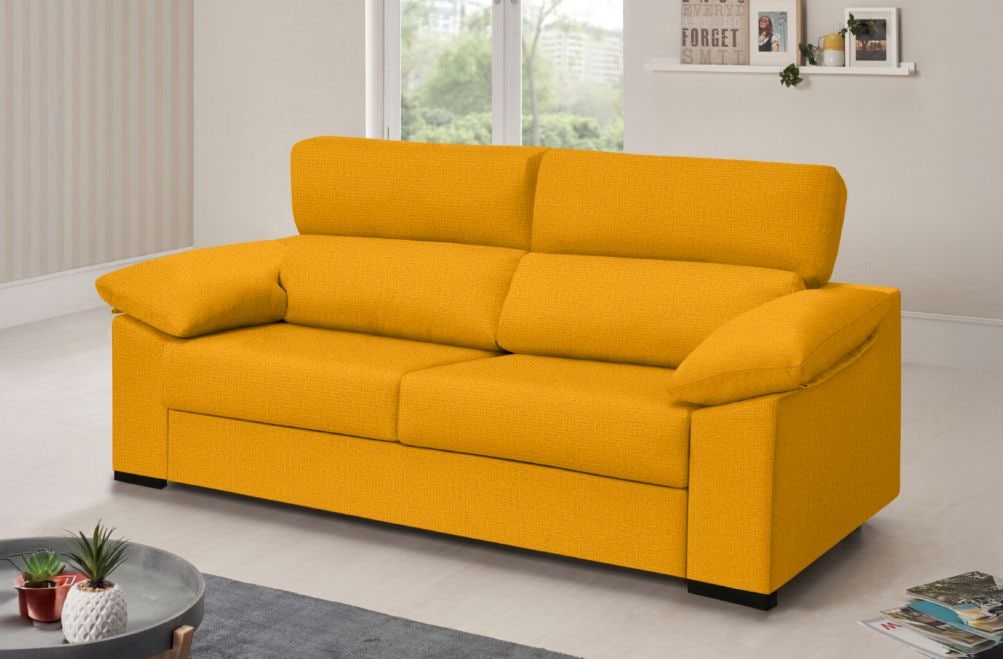 Sofá cama de tela Claris de HOME - principal