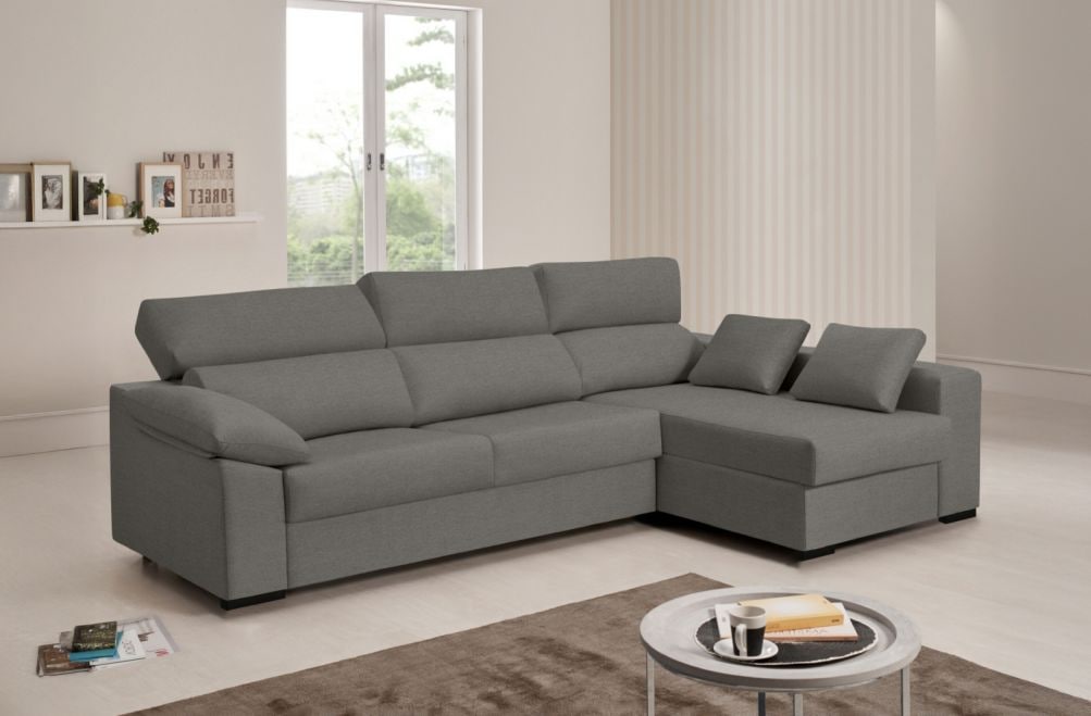 Sofá cama de tela Claris de HOME - principal