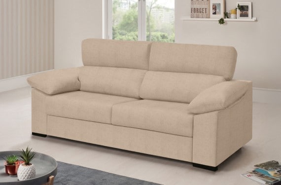 Sofá cama de tela Claris de HOME - principal