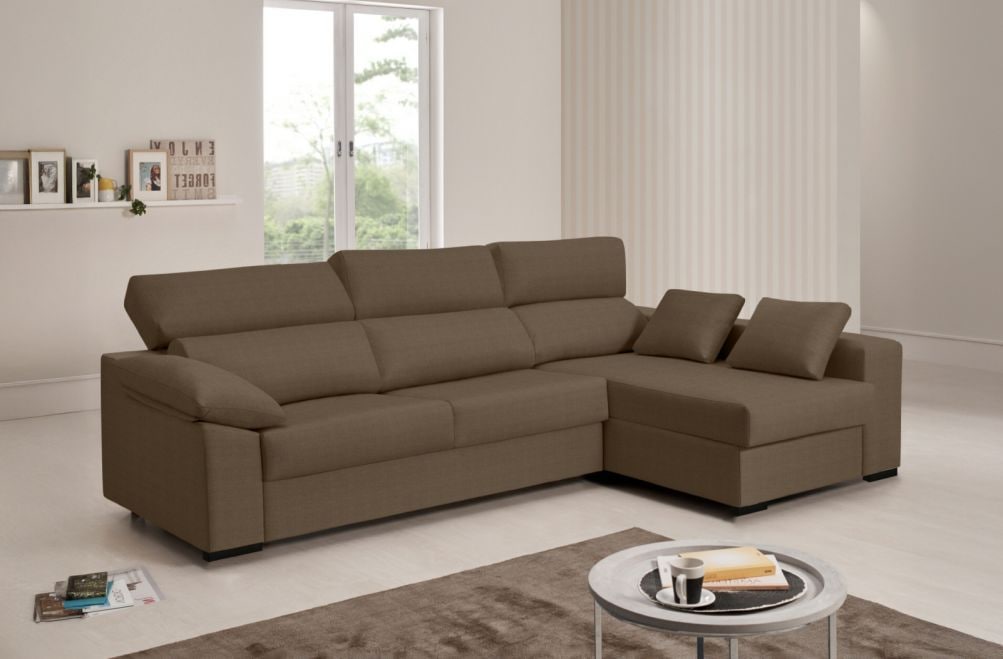 Sofá cama de tela Claris de HOME - principal