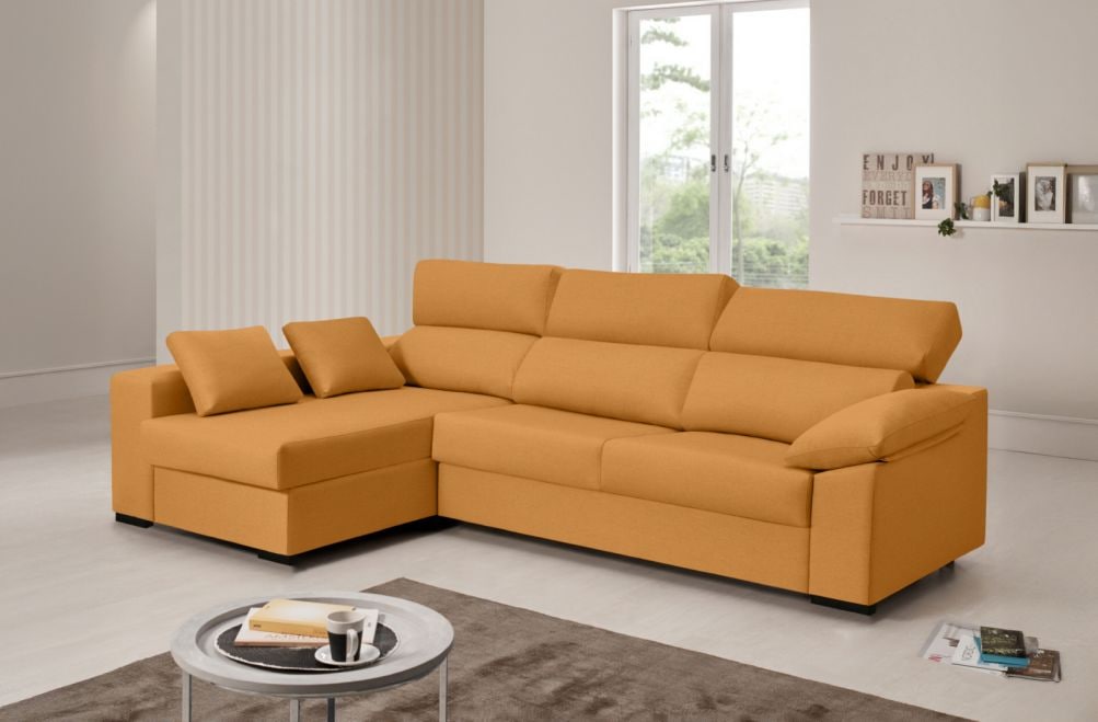 Sofá cama de tela Claris de HOME - principal