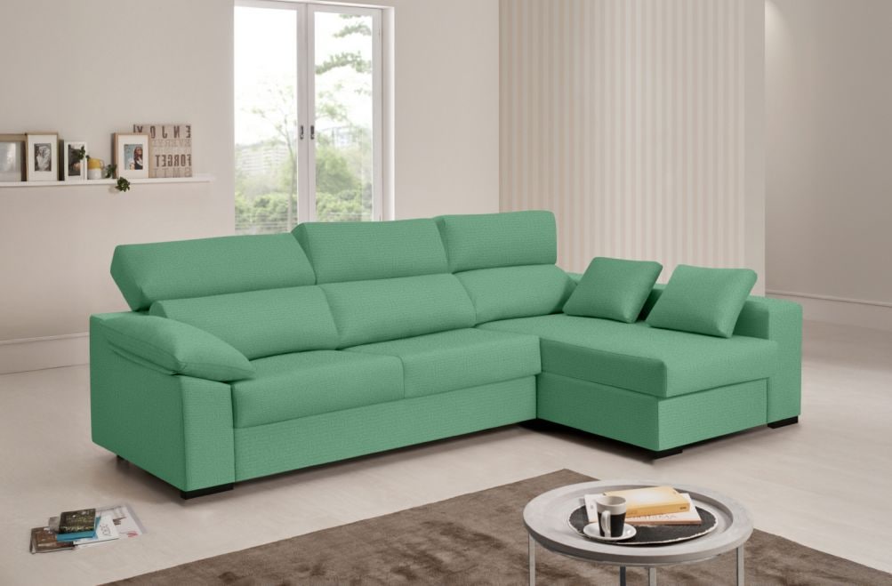 Sofá cama de tela Claris de HOME - principal