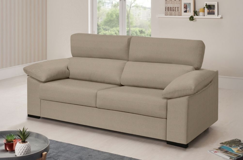 Sofá cama de tela Claris de HOME - principal