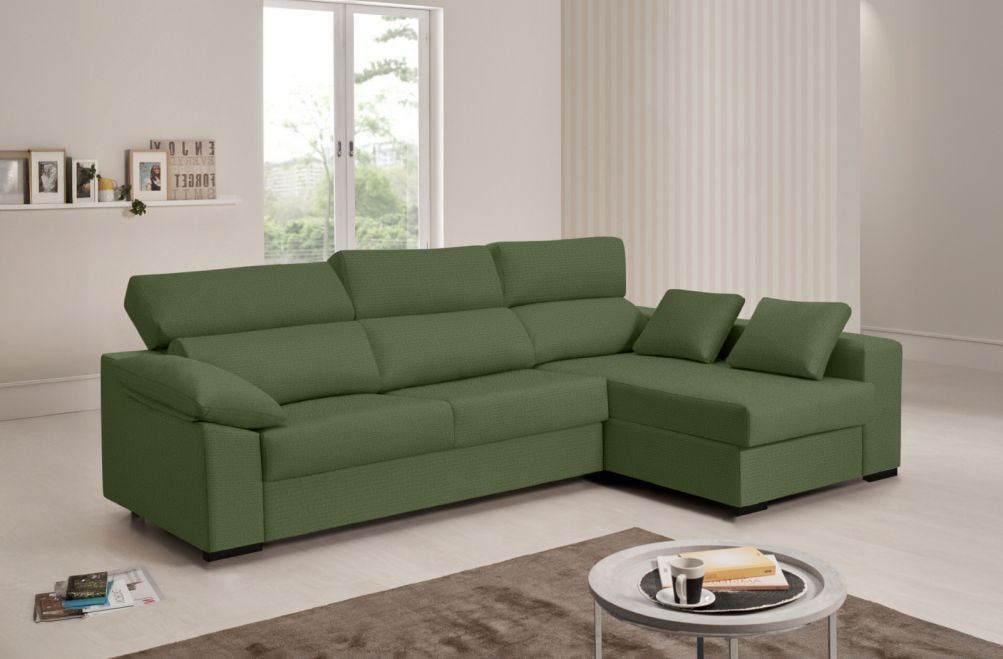 Sofá cama de tela Claris de HOME - principal