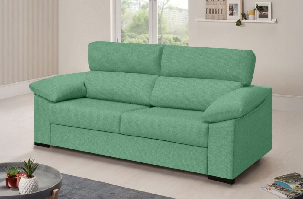 Sofá cama de tela Claris de HOME - principal