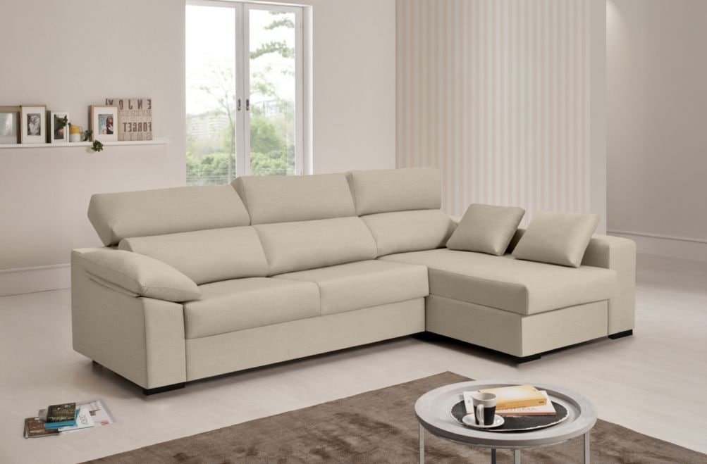 Sofá cama de tela Claris de HOME - principal