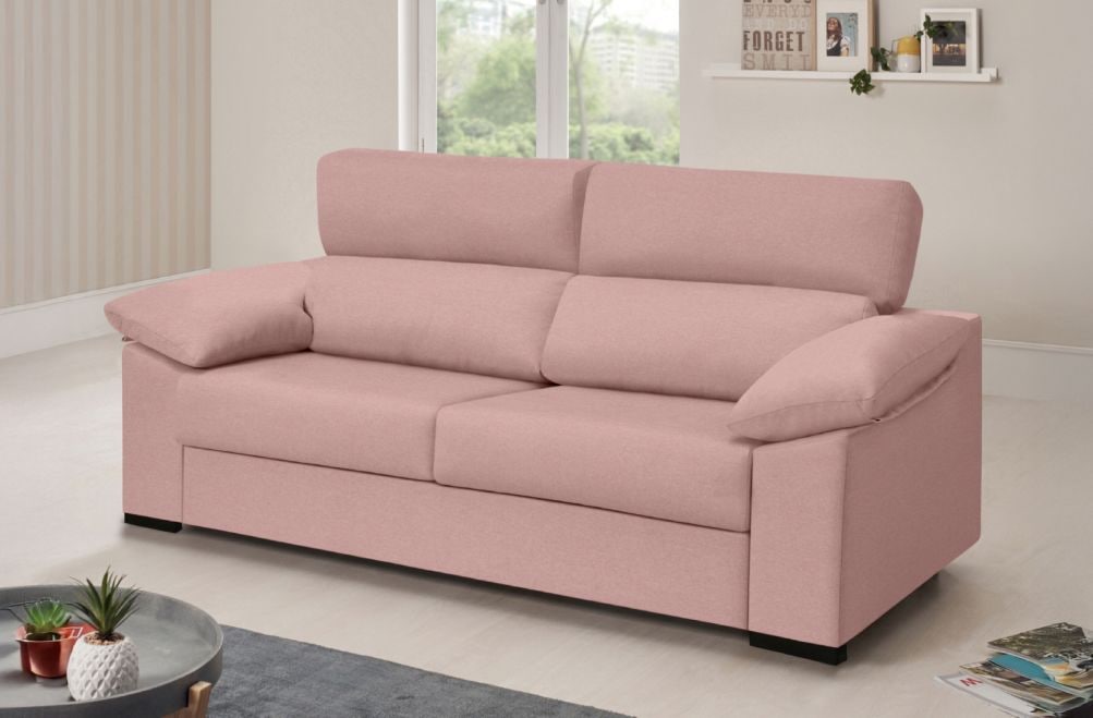 Sofá cama de tela Claris de HOME - principal
