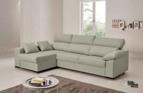 Sofá cama de tela Claris de HOME - principal