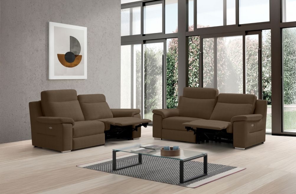 Sofá relax de tela Adele de StyleKomfort - principal