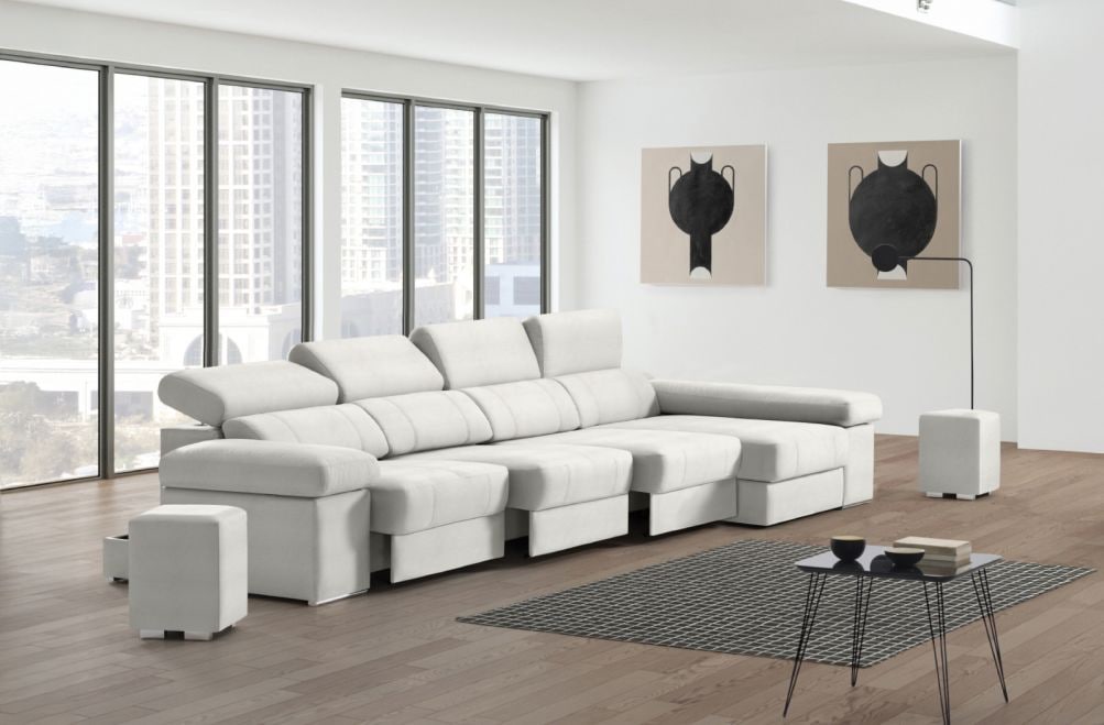 Sofá de piel Lennon Plus de StyleKomfort - principal