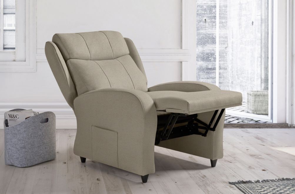 Sillón relax de tela Sabul de HOME - principal