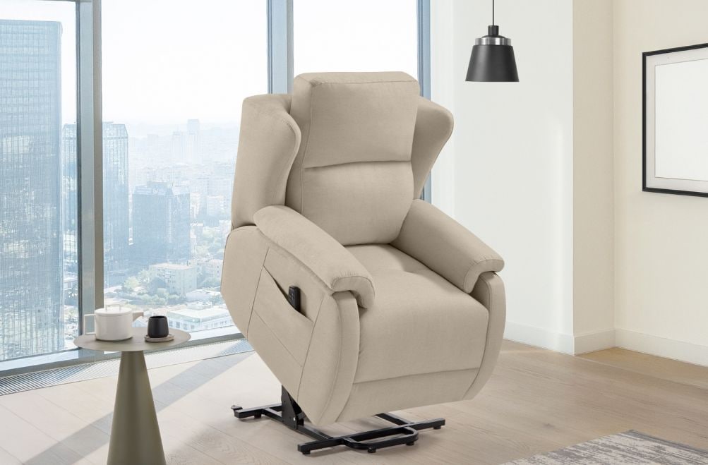 Sillón relax de tela Ninde power-lift de HOME - principal