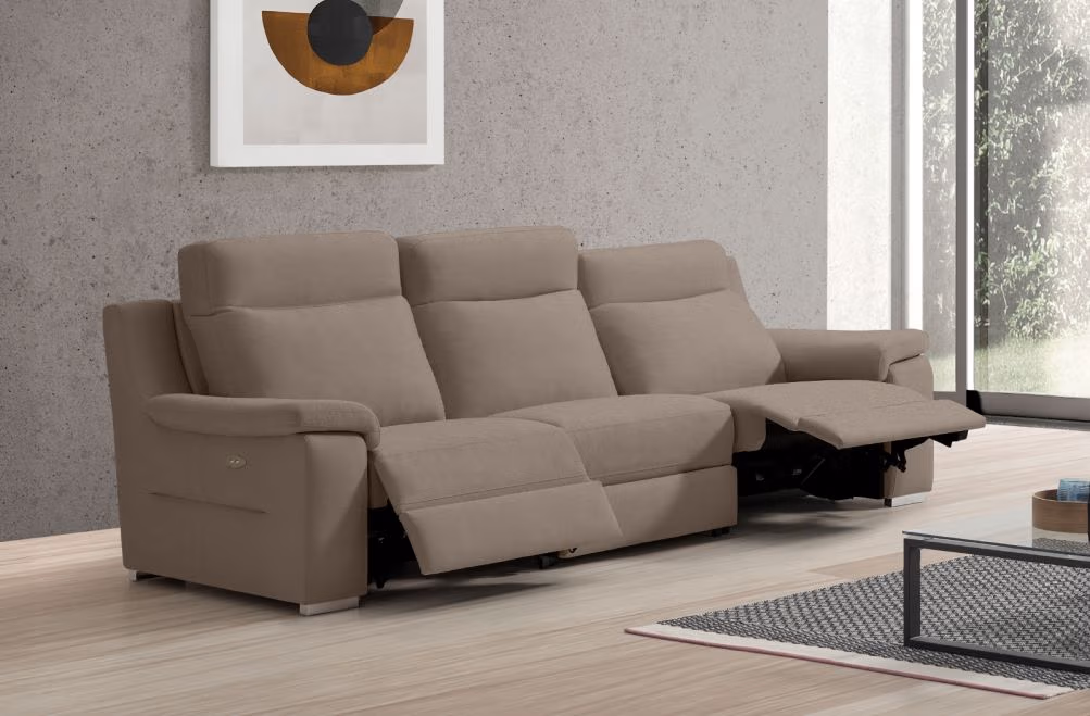Sofá relax de piel Simone Plus de StyleKomfort - principal