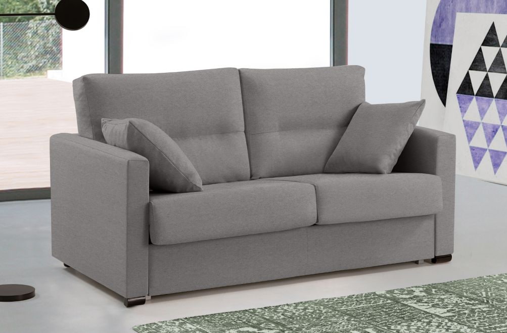 Sofá cama de apertura italiana de tela Laquia de HOME - principal