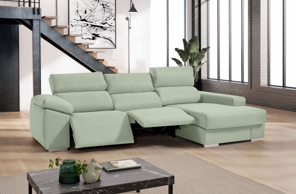 Sofá relax de tela Galio de HOME - principal