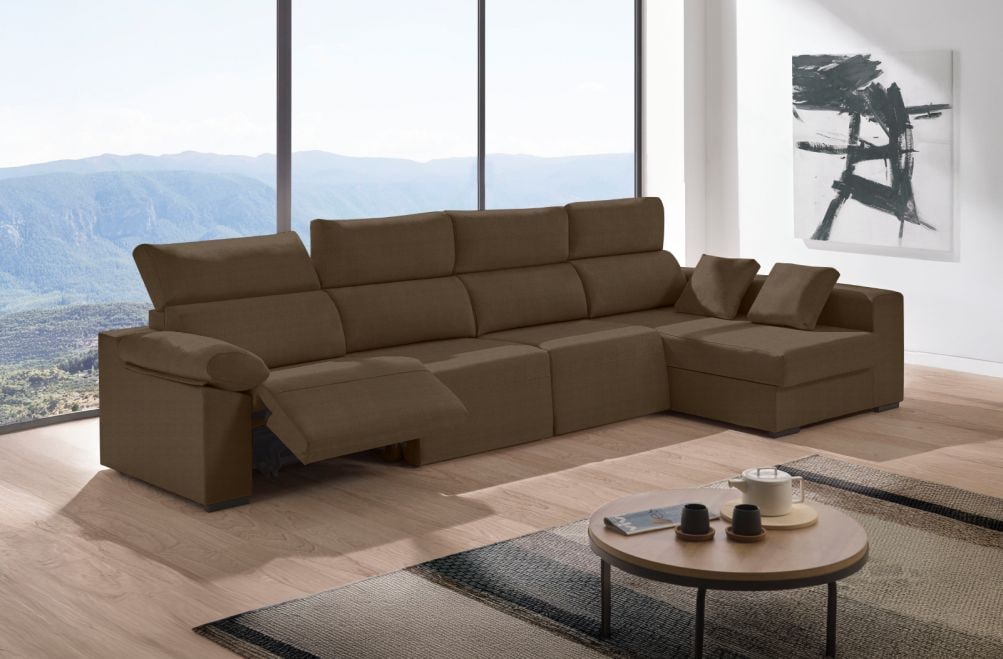Sofá relax chaise longue de tela Cuzco Plus de HOME - principal