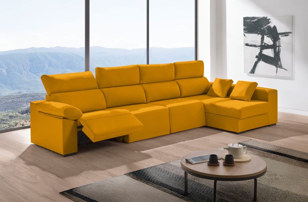 Sofá relax chaise longue de tela Cuzco Plus de HOME - principal