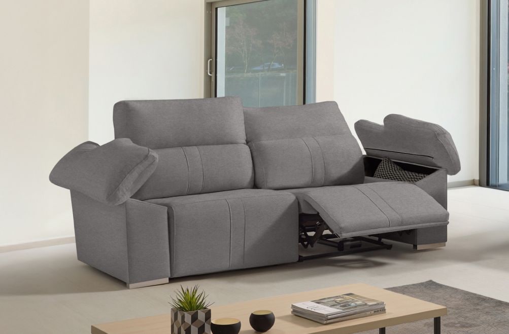 Sofá relax de tela Coleman de HOME - principal