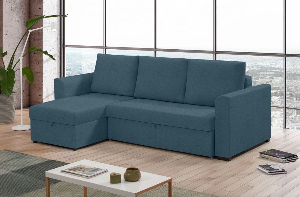 Sofá cama de tela Canal de HOME - principal