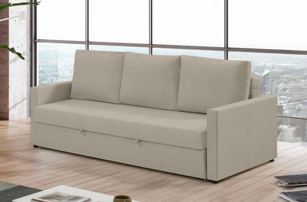 Sofá cama de tela Canal de HOME - principal