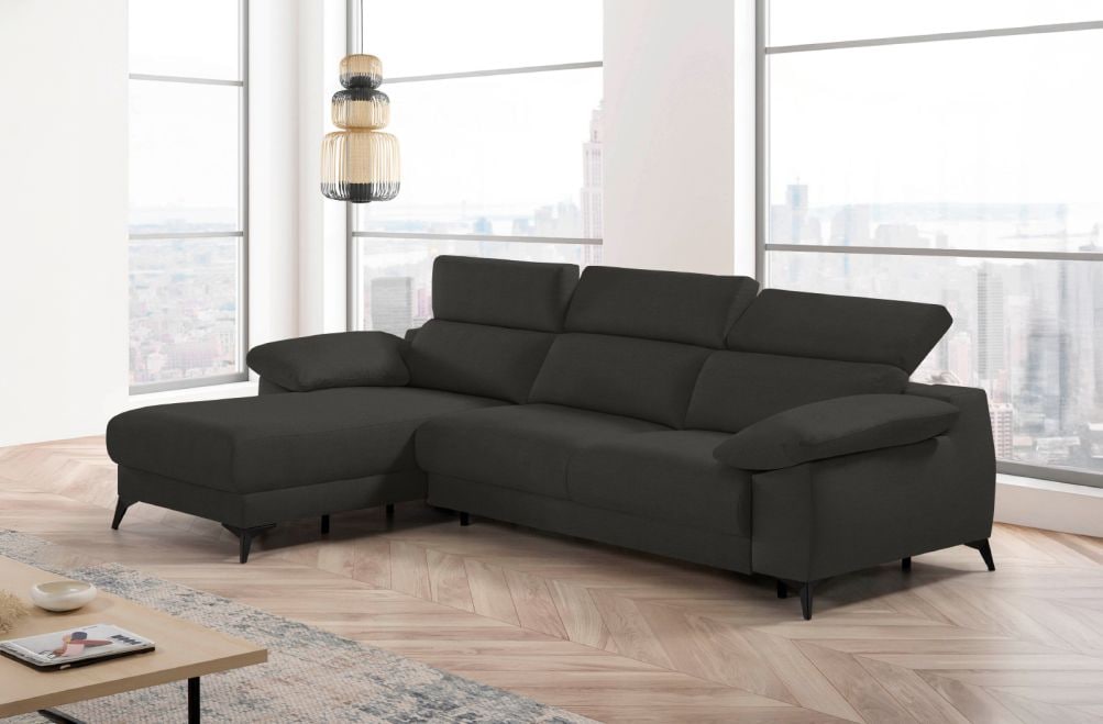 Sofá cama de apertura italiana de tela Zaira de StyleKomfort - principal