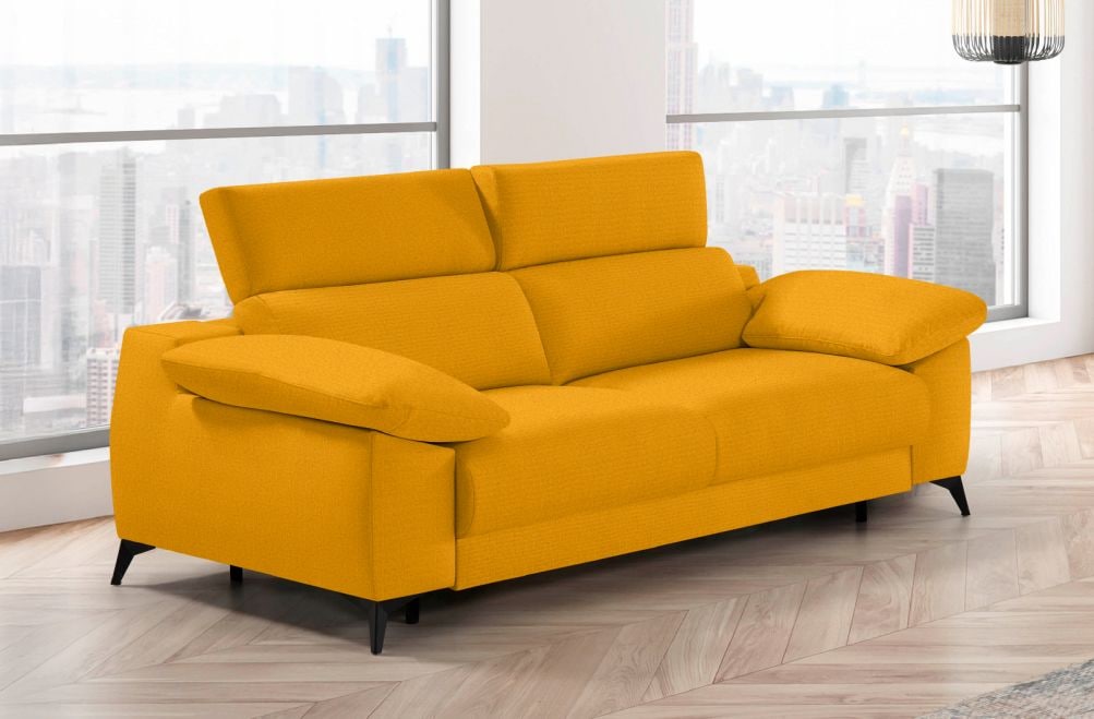 Sofá cama de apertura italiana de tela Zaira de StyleKomfort - principal