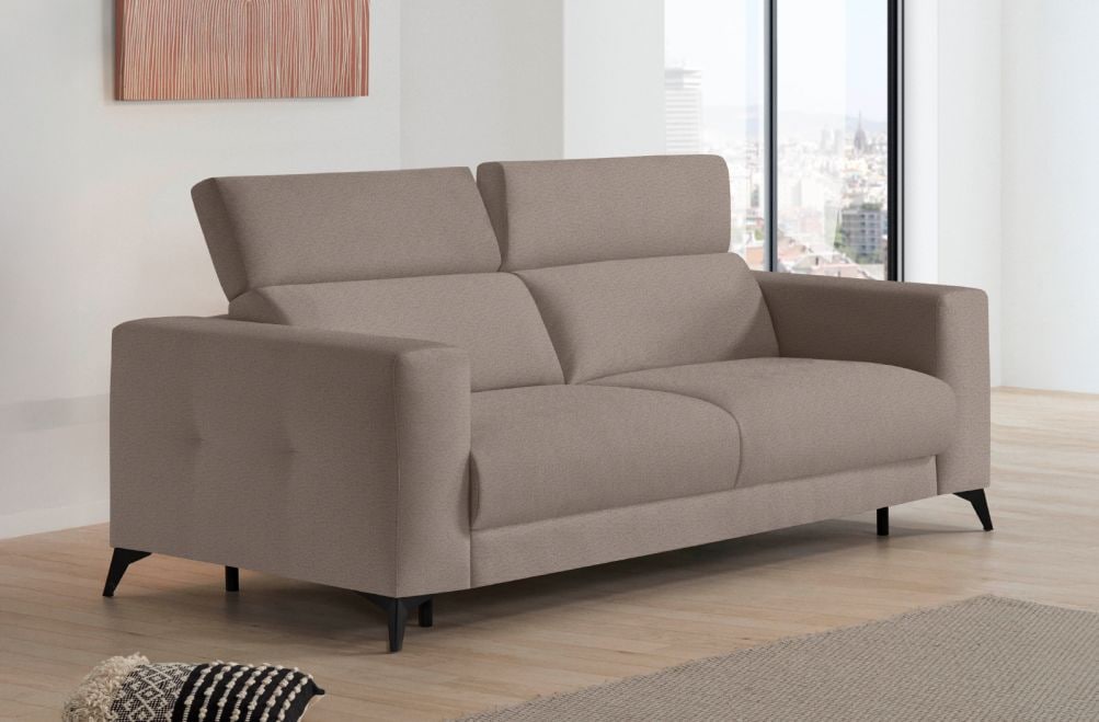 Sofá cama de apertura italiana de tela Zulema de StyleKomfort - principal