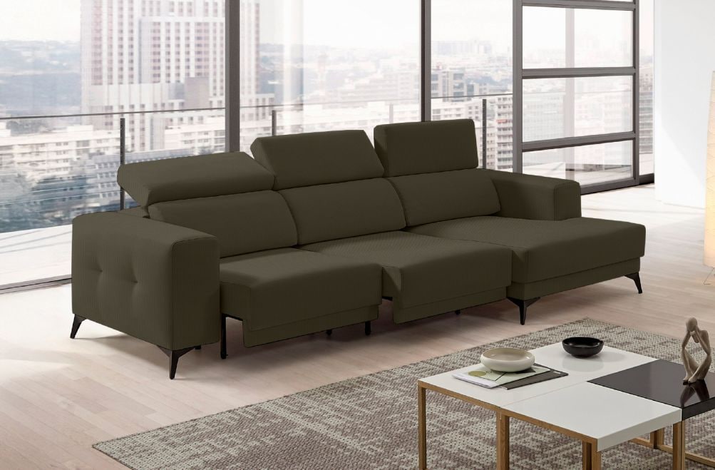 Sofá de tela Agnes de StyleKomfort - principal