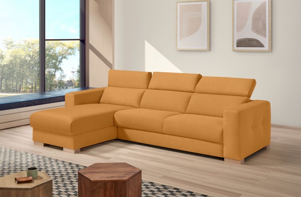 Sofá cama de apertura italiana de tela Tadeo de StyleKomfort - principal