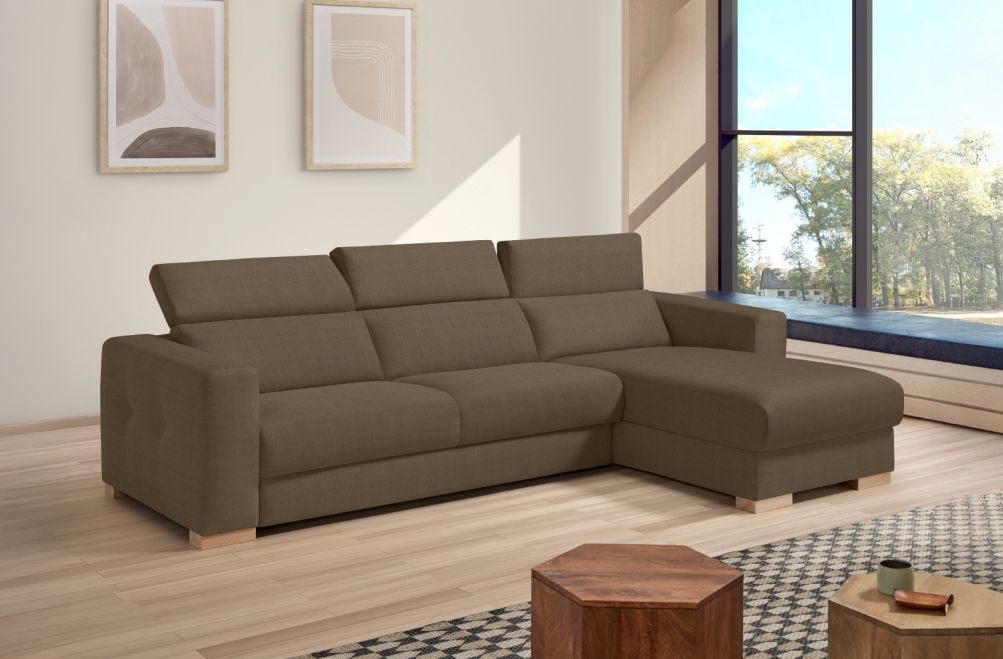 Sofá cama de apertura italiana de tela Tadeo de StyleKomfort - principal
