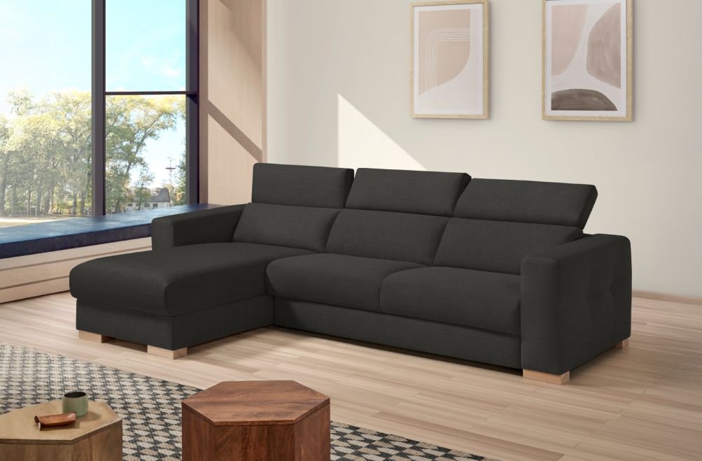 Sofá cama de apertura italiana de tela Tadeo de StyleKomfort - principal