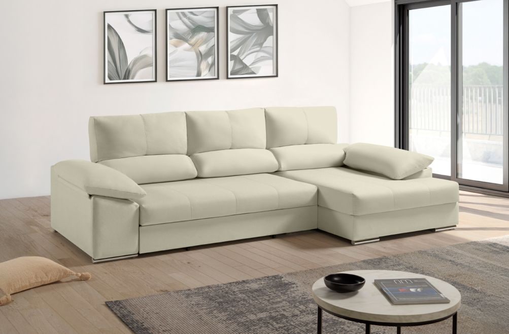 Sofá cama de tela Denis de HOME - principal